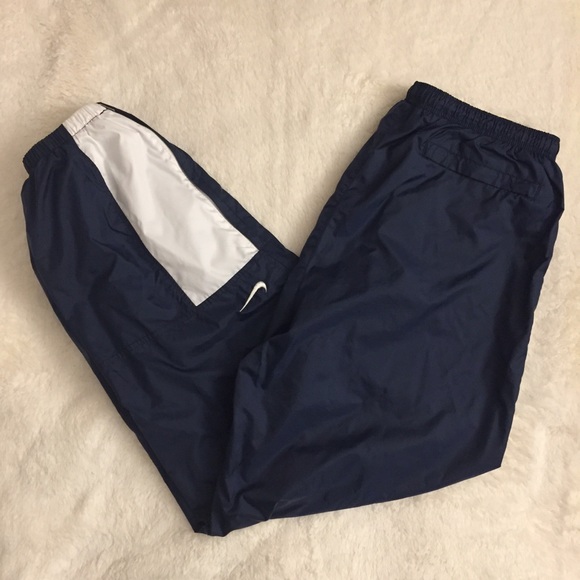 Nike Other - SOLD! NIKE  Navy Blue/White Mens XL Wind Pants